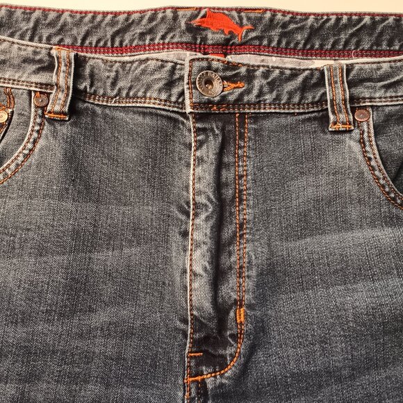 Mens Tommy Banana Jeans Size 40x34 Sand Drifter Straight Leg Medium Wash - Picture 4 of 11